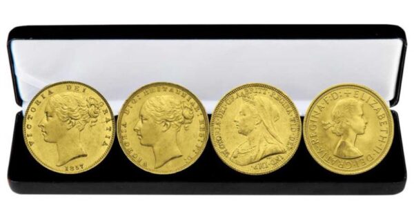 coffret or des souverains