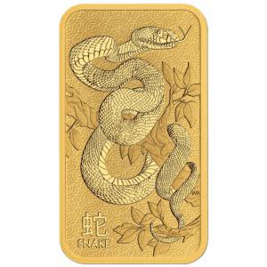 lingot or 1 once lunar serpent perth mint