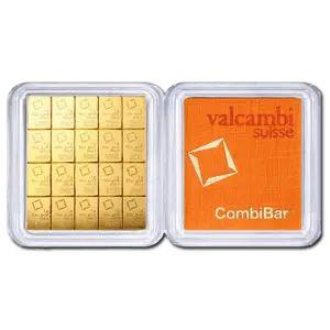 lingot or 20 x 1 g combi bar valcambi