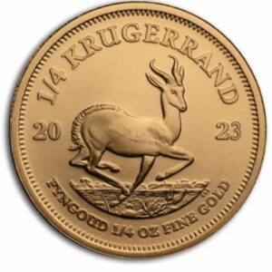 south africa 1/4 oz gold krugerrand bu