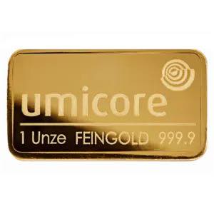 lingot or 1 once umicore