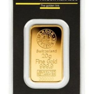 lingot d’or argor – 20g
